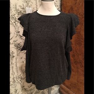 Zara woman’s “cold shoulder” cutout top